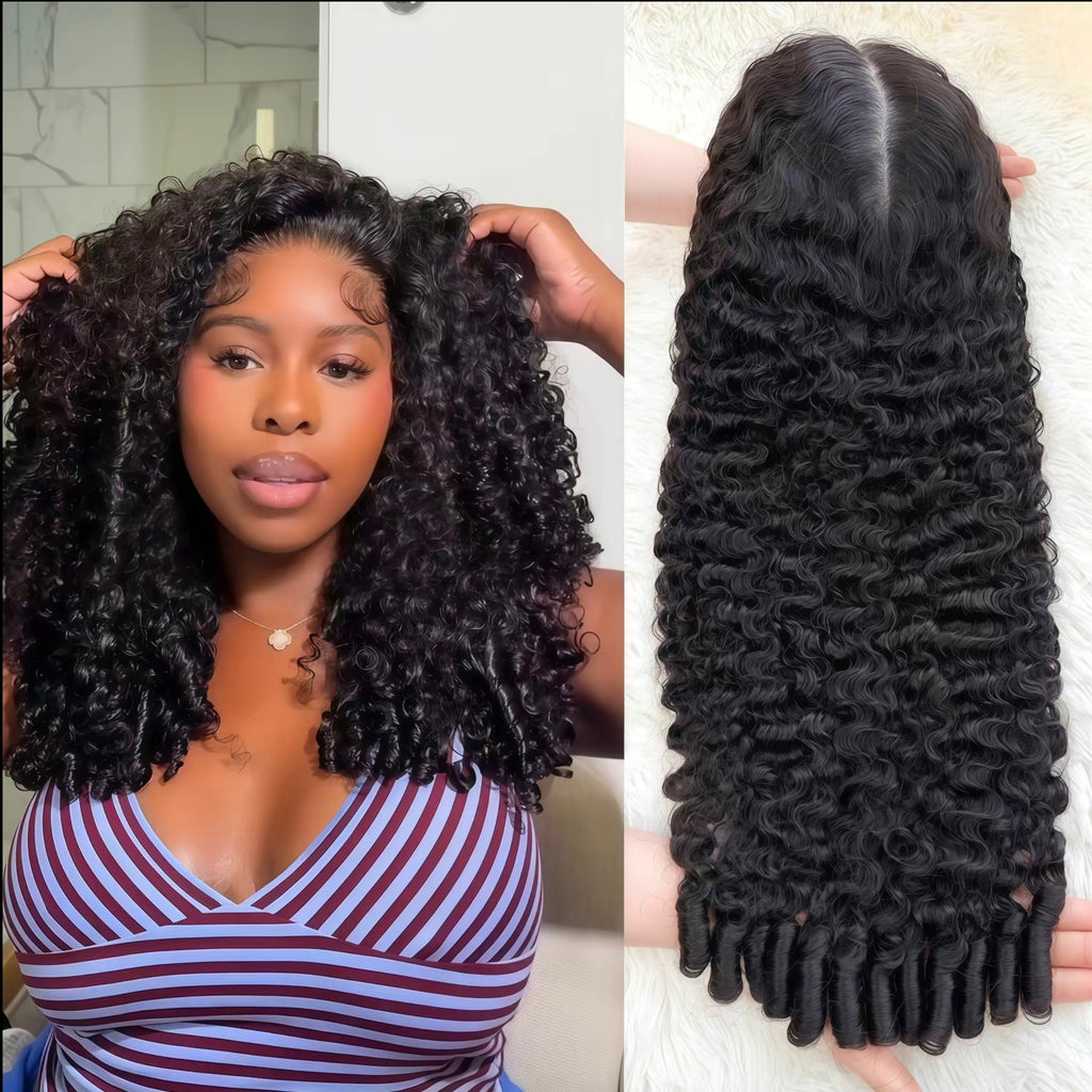 26in 5x5 Lace Closure Burmese Curly wig